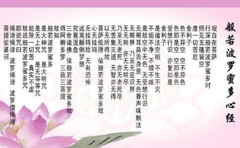 《心經》全文-心經原文及其解釋