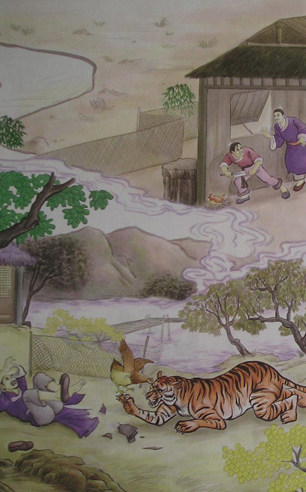 蓮池大師戒殺放生文圖說：雞