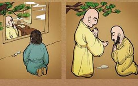 禪師的一句話讓強盜在服刑期滿後立刻出家