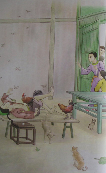 蓮池大師戒殺放生文圖說：惡死可怕