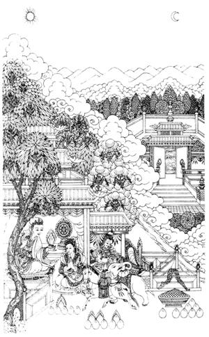 轉輪王七珍-金輪寶