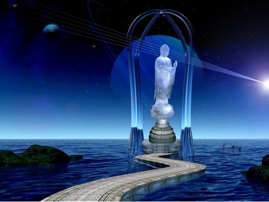 八歲童女十問佛　震動三千世界