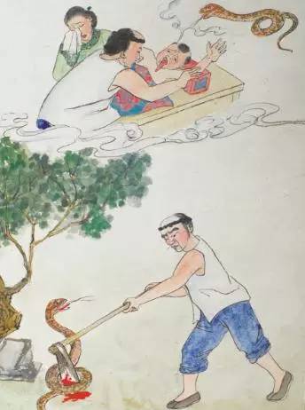 農夫殺蛇，害死自己兒子