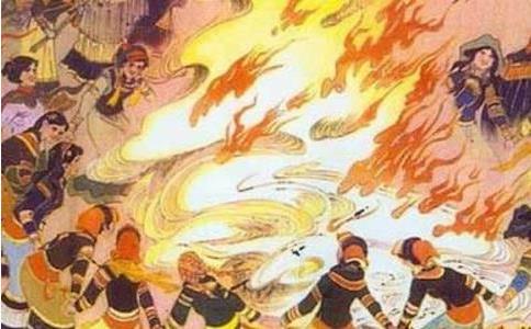 惡媳婦欲謀害婆婆，終自食惡果投身火坑