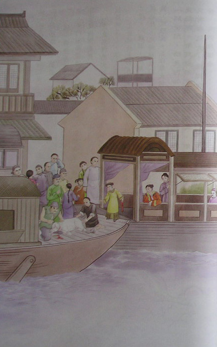 蓮池大師戒殺放生文圖說：嗜雞償報