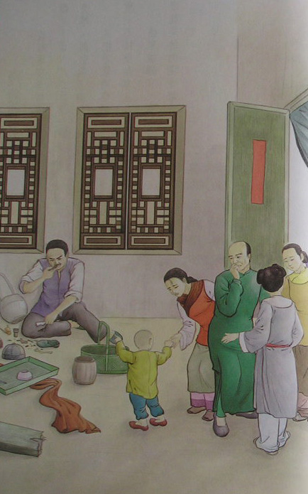 蓮池大師戒殺放生文圖說：貪饞食報