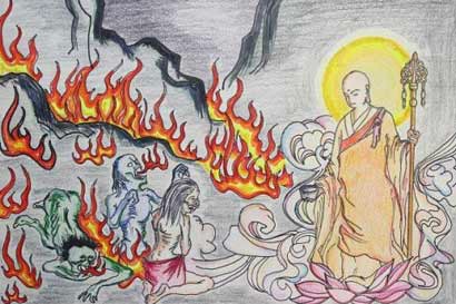 大目犍連河邊奇遇揭示眾鬼為何受苦