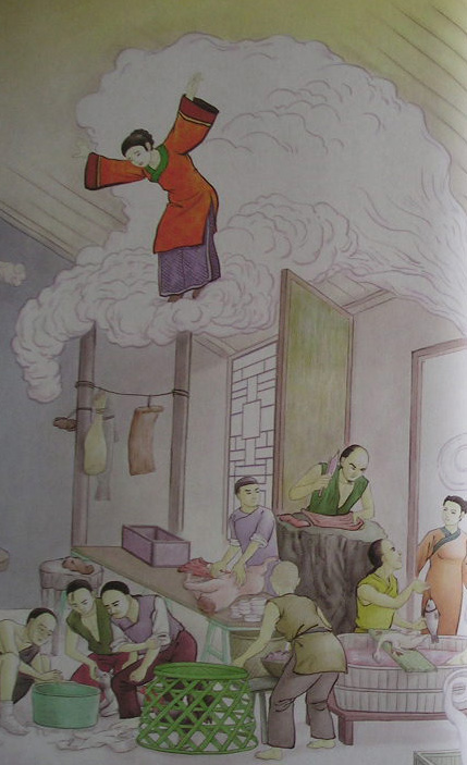 蓮池大師戒殺放生文圖說：頃刻萬死