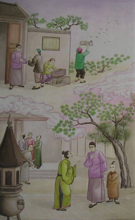 蓮池大師戒殺放生文圖說：定數可回