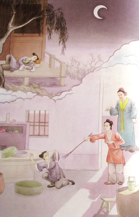 蓮池大師戒殺放生文圖說：舍巨鱉廚婢愈疾