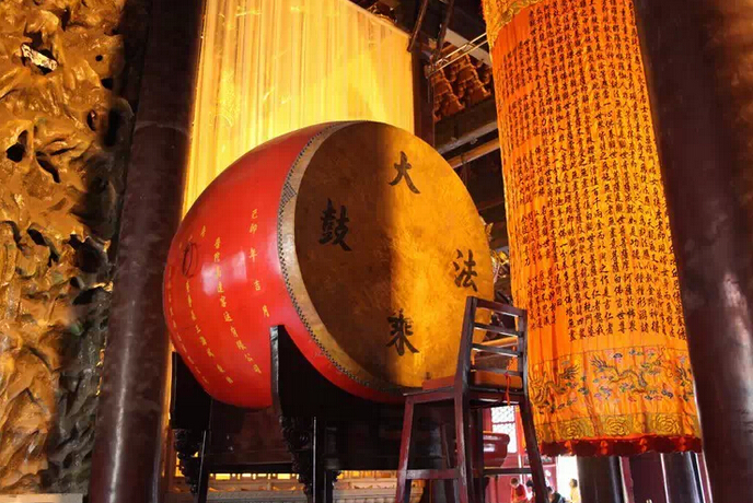 希望你剝我的皮做鼓，把我的名字寫在鼓上，供僧眾禮誦時使用