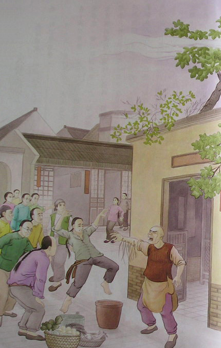 蓮池大師戒殺放生文圖說：鱔冤嚙臂