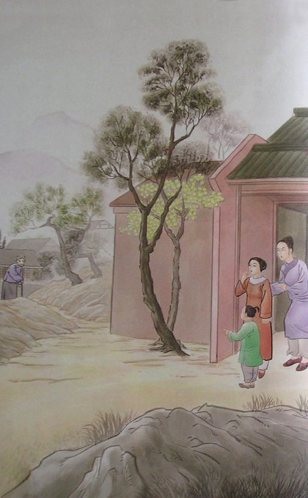 蓮池大師戒殺放生文圖說：人何牛首