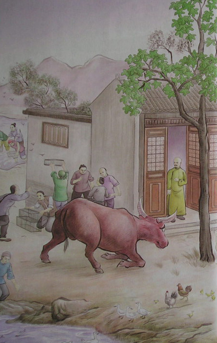 蓮池大師戒殺放生文圖說：行仁子貴