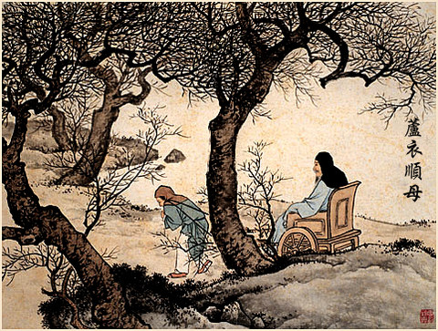 二十四孝之閔損蘆衣