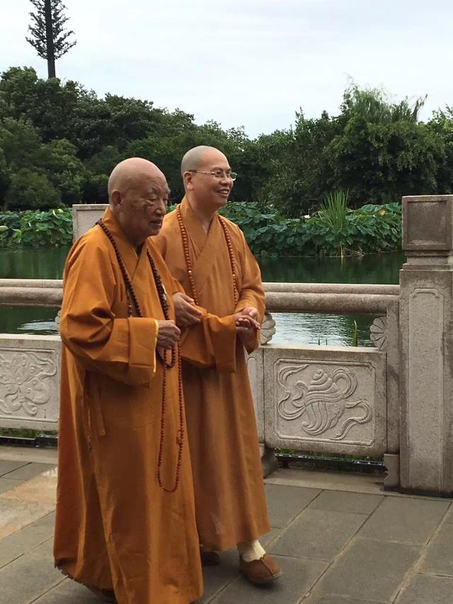 兩代天台宗傳人追尋倓虛大師足跡