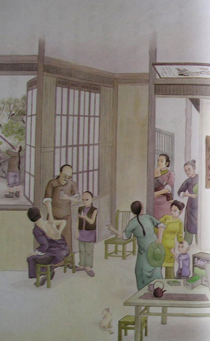 蓮池大師戒殺放生文圖說：業病挽回